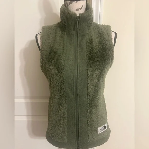 The North Face Women's Olive Fleece Vest - Picture 1 of 5